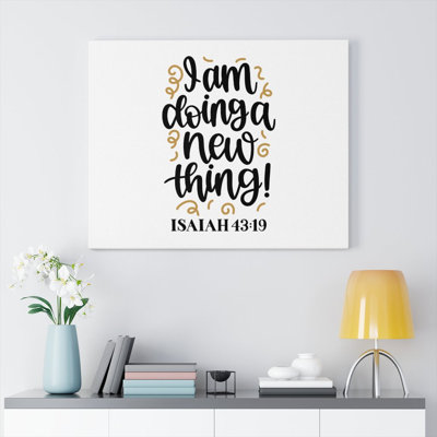 New Thing - Wrapped Canvas Print