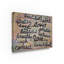 «Live by ces mots», art textuel sur toile tendue-26856419