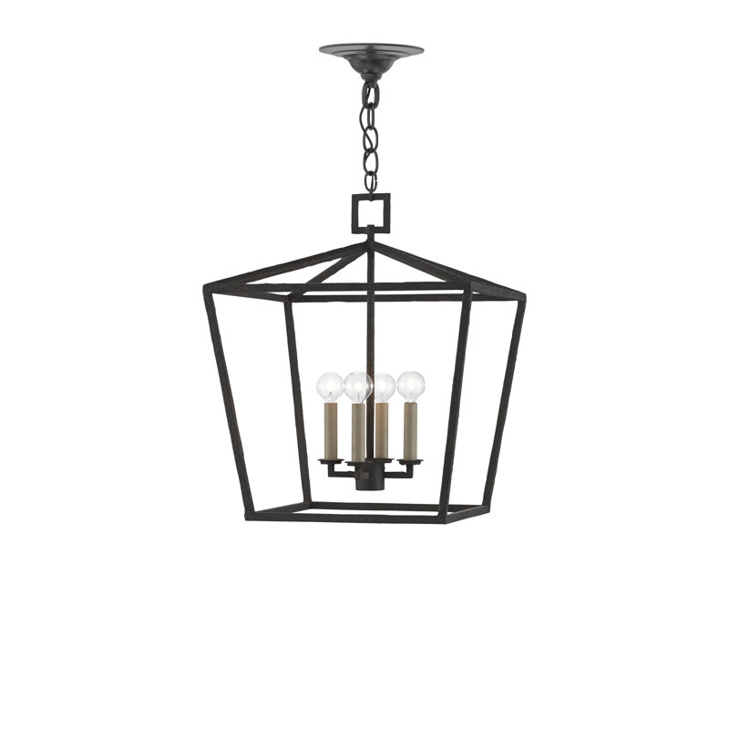 Denison 4 - Light Pendant, Molé Black, 22" H x 18" W x 18" D