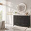 Meuble-lavabo noir 48 po avec lavabo en résine-1734680983