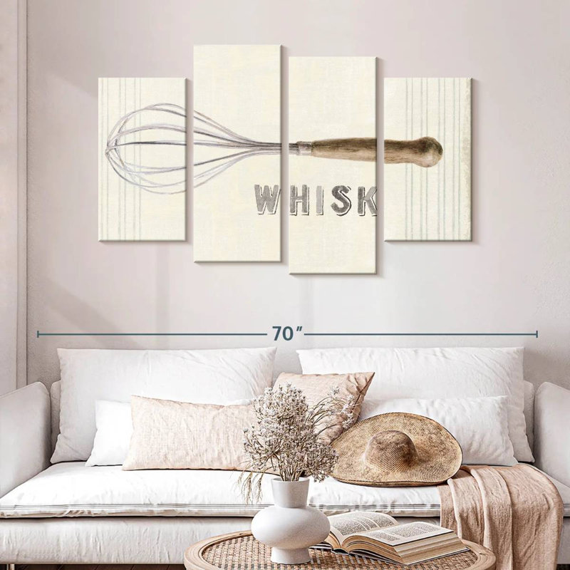 Plaque murale Kema Floursack Kitchen IV, H 32 po x l 52 po