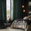 Panneau de rideau occultant en velours Olivia Signature-1399052059-1410032295