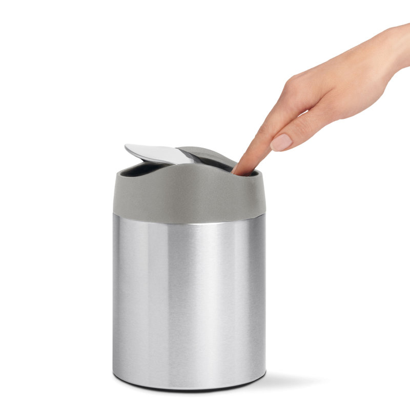 Simplehuman 1.5L Mini Bin, Stainless Steel