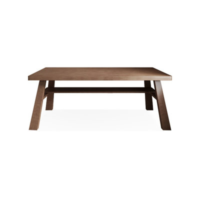 Bureaux rectangulaires en bois massif brun clair