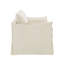 Causeuse Shane en lin beige avec 2 coussins