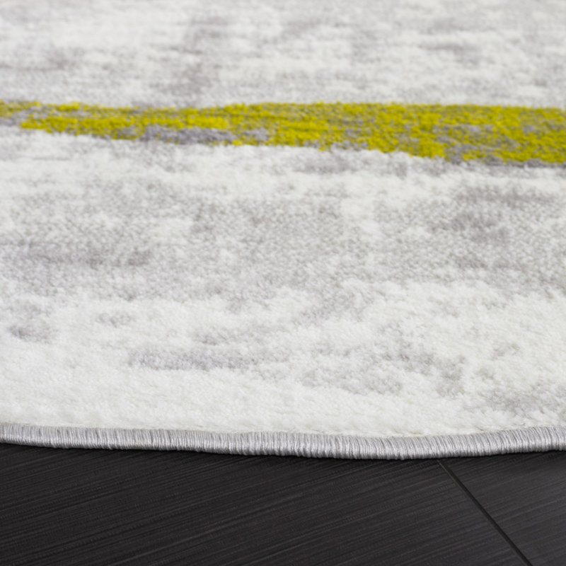 Doneshia Skyler Performance Abstract Rug, Square 6'7"