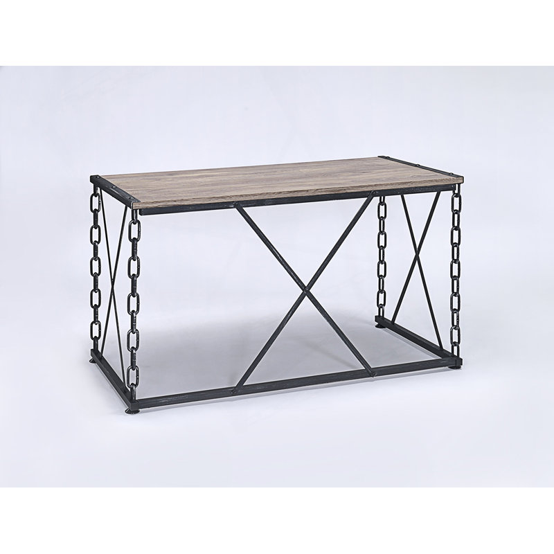 Bureau d'écriture de style industriel