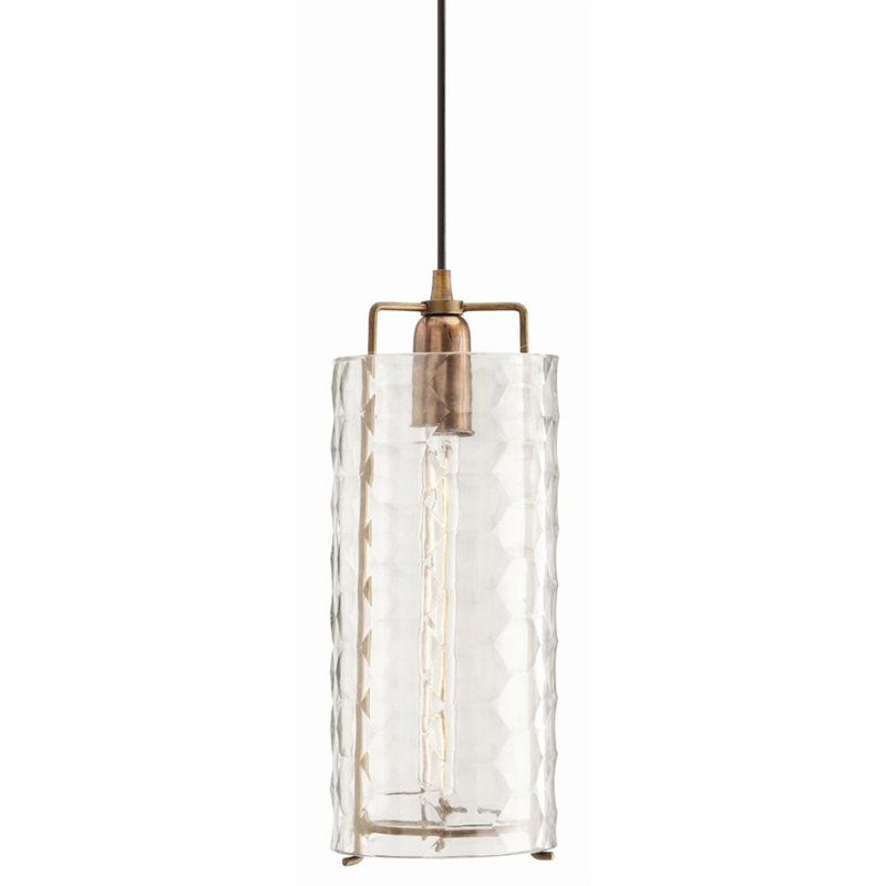 Ice 1 - Light Single Cylinder Pendant, Large