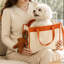 Sac de transport pour animal de compagnie grande capacité Bear-Accent avec bandoulière amovible pour chats et petits chiens-26364328