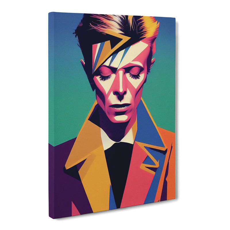 David Bowie Portrait Vol.1 - Wrapped Canvas Print, 50cm H x 35cm W x 3cm D