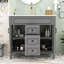 Elliesha Modern Freestanding Single Bathroom Vanity with Sink Top and Ample Storage-476982493