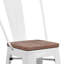 Tabouret de salle à manger en métal Margherite-460918466-466744690