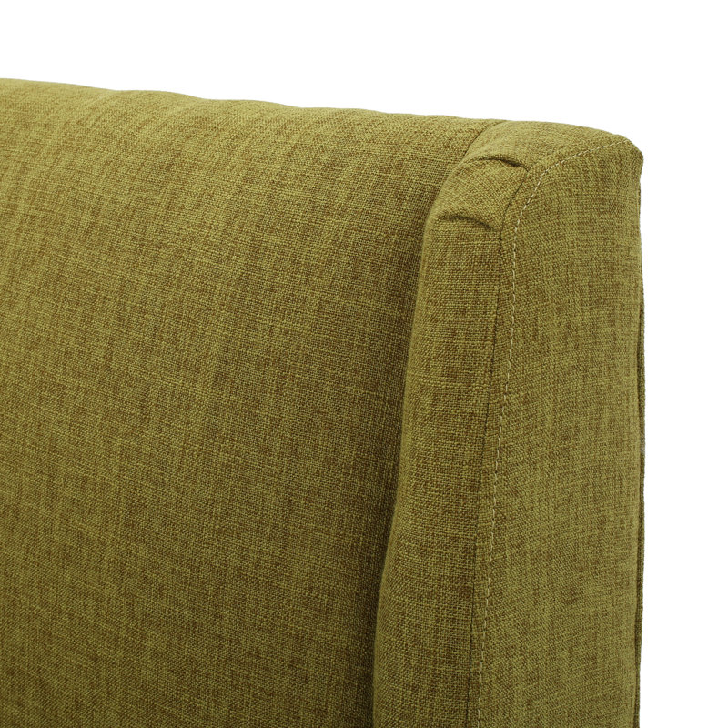 Fauteuil d'appoint Mid-Century moderne, revêtement élégant et confortable pour le salon ou le bureau, Vert