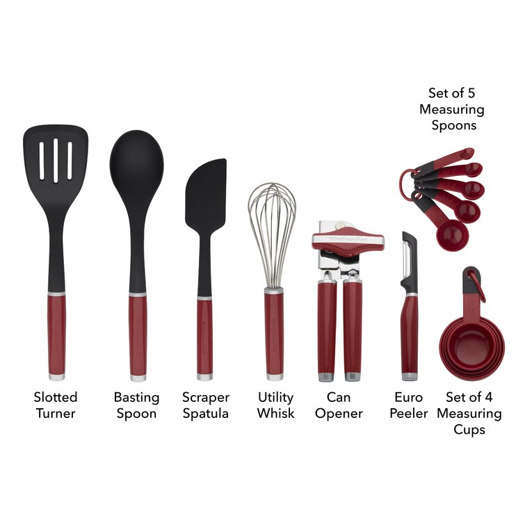KitchenAid Universal Measuring Spoon Set, 5-Piece, Pstachio