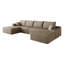 Canapé modulaire Cloud avec 1 repose-pieds (chameau)-865923153
