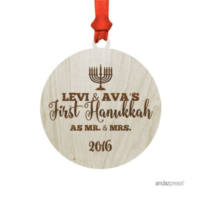 Wood Holiday Shaped Ornament