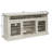 Contemporary TV Media Stand Modern Entertainment Console For TV Up To 65" With Open And Closed Storage Space, Stone Gray, 60"W*15.75"D*29"H