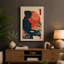 Preparing Under Red Moon Japandi 1 Piece Wrapped Canvas Wall Art-747551350-747551352