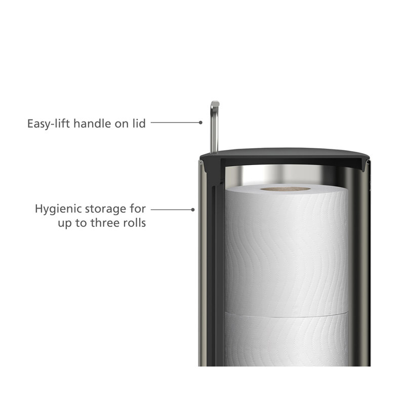 EasyStore Luxe Concealed Toilet Paper Holder