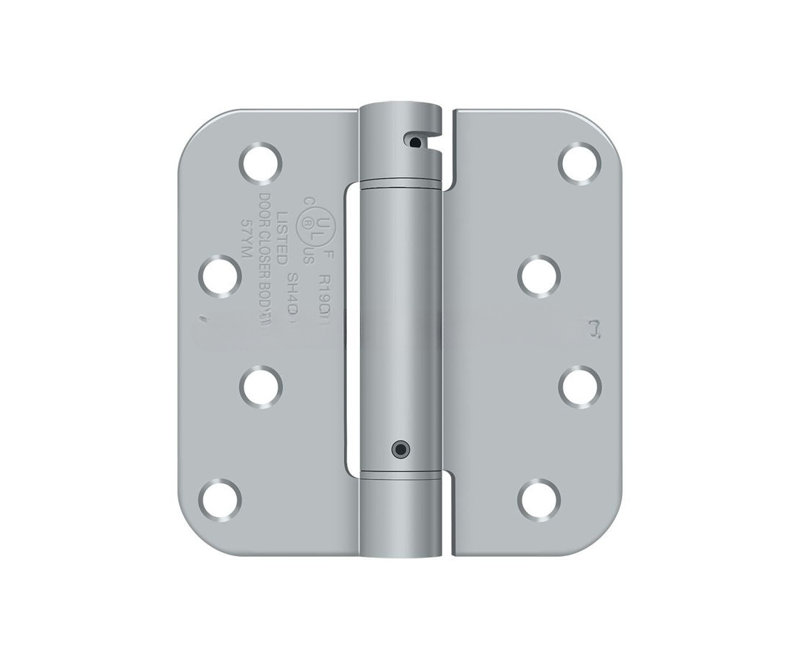 Steel Hinge, Brushed Chrome