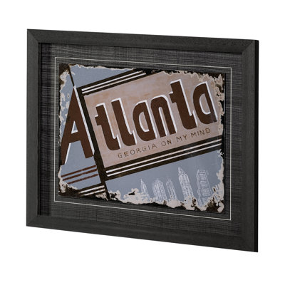 Georgia by Alarm a Hand Embelished Textured Framed Art Print