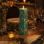 Porte-bougie hexagonal aqua-104018650
