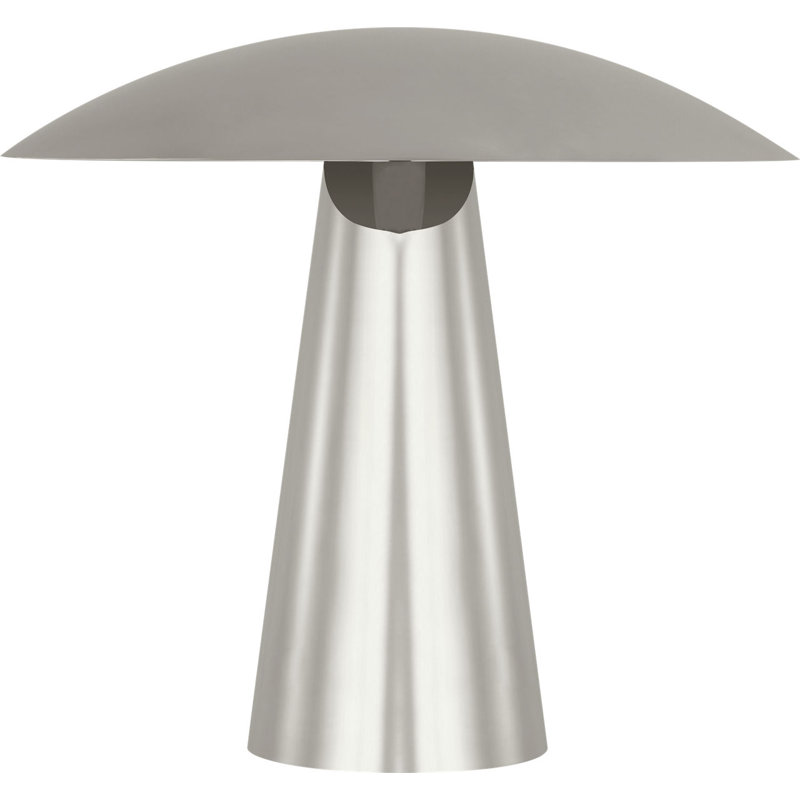 Aegis Medium Table Lamp, Polished Nickel