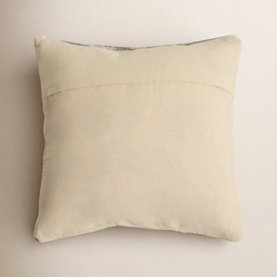 Alain Embroidered Cotton Blend Throw Pillow