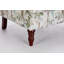 Chaise d'appoint moderne à motif floral, fauteuil rembourré à oreilles en bois rétro, canapé simple confortable pour le bureau de la chambre à coucher-215133641