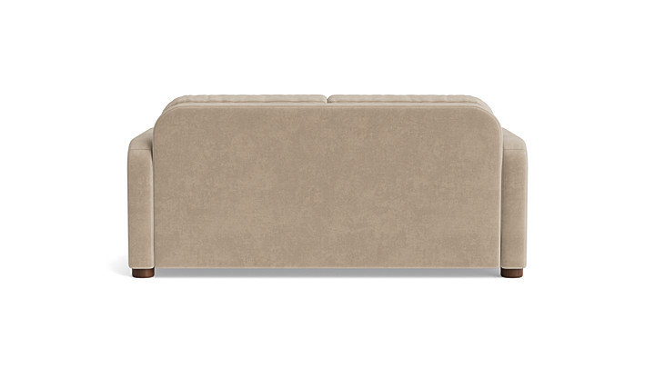 Archie Loveseat (70"), Velvet - Beige
