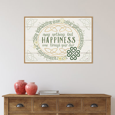«Irish Blessings V» par Janelle Penner - cadre photo, art textuel sur toile
