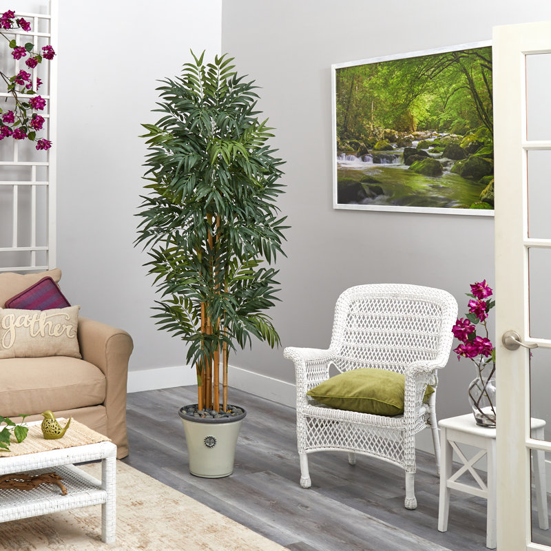 72'' Faux Palm Tree in Planter