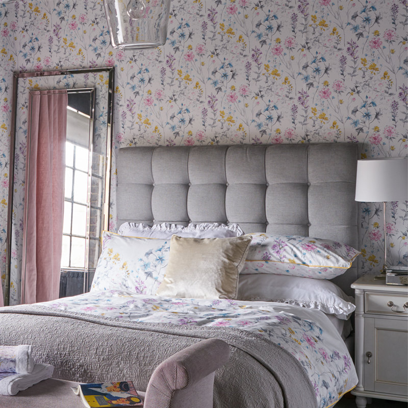 Laura Ashley Wild Meadow Wallpaper Roll, Multi