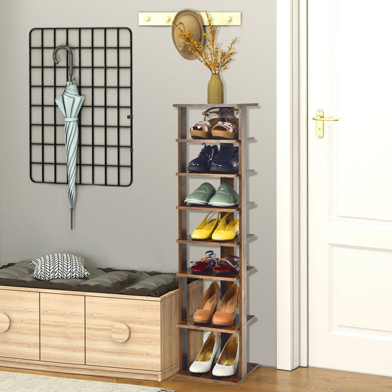 Range-chaussures vertical d'organisation 7 paires