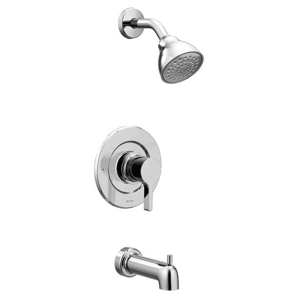 WSL84733-SRN Moen Danika Single Hole Bathroom Faucet with Drain ...