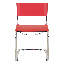 Chaise d'appoint Mart Stam Cantilever avec structure en acier chromé (différentes couleurs de cuir reconstitué)-638798508