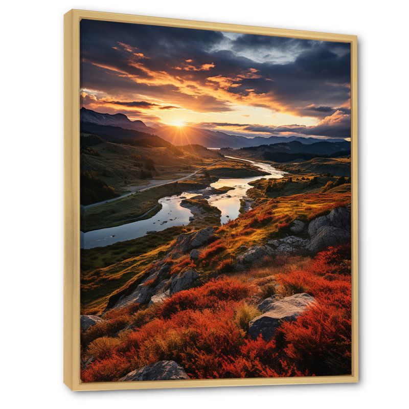 Washington Country Charm sur toile, Cadre naturel flottant, H 20 po x l 12 po x P 1 po