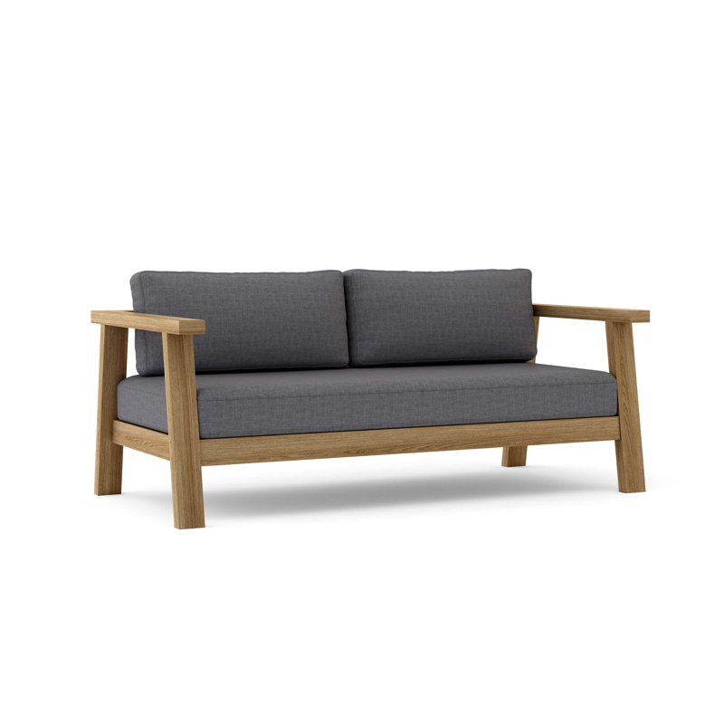 Palermo Outdoor 2 - Seat Loveseat, Cast Charcoal
