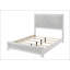 Grand lit contemporain blanc