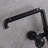 3 Handle Wall Roman Tub Faucet with Diverter