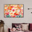 Fleurs abstraites colorées - reproduction d'art sur toile-51279055-51279049