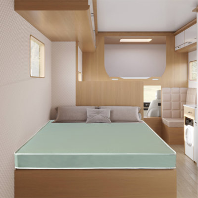 Matelas en mousse viscoélastique imprégnée de gel haute densité de 4 pouces Mappsville, idéal pour les remorques, les camping-car