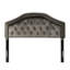 Tête de lit grand format en velours gris avec bouton chic et velours double, présentant luxe et clouté grandeur-121107457-121107458