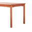 Table de salle à manger d'extérieur Ceri avec trou pour parasol, plateau de 59 pouces, brun rougeâtre-124811922