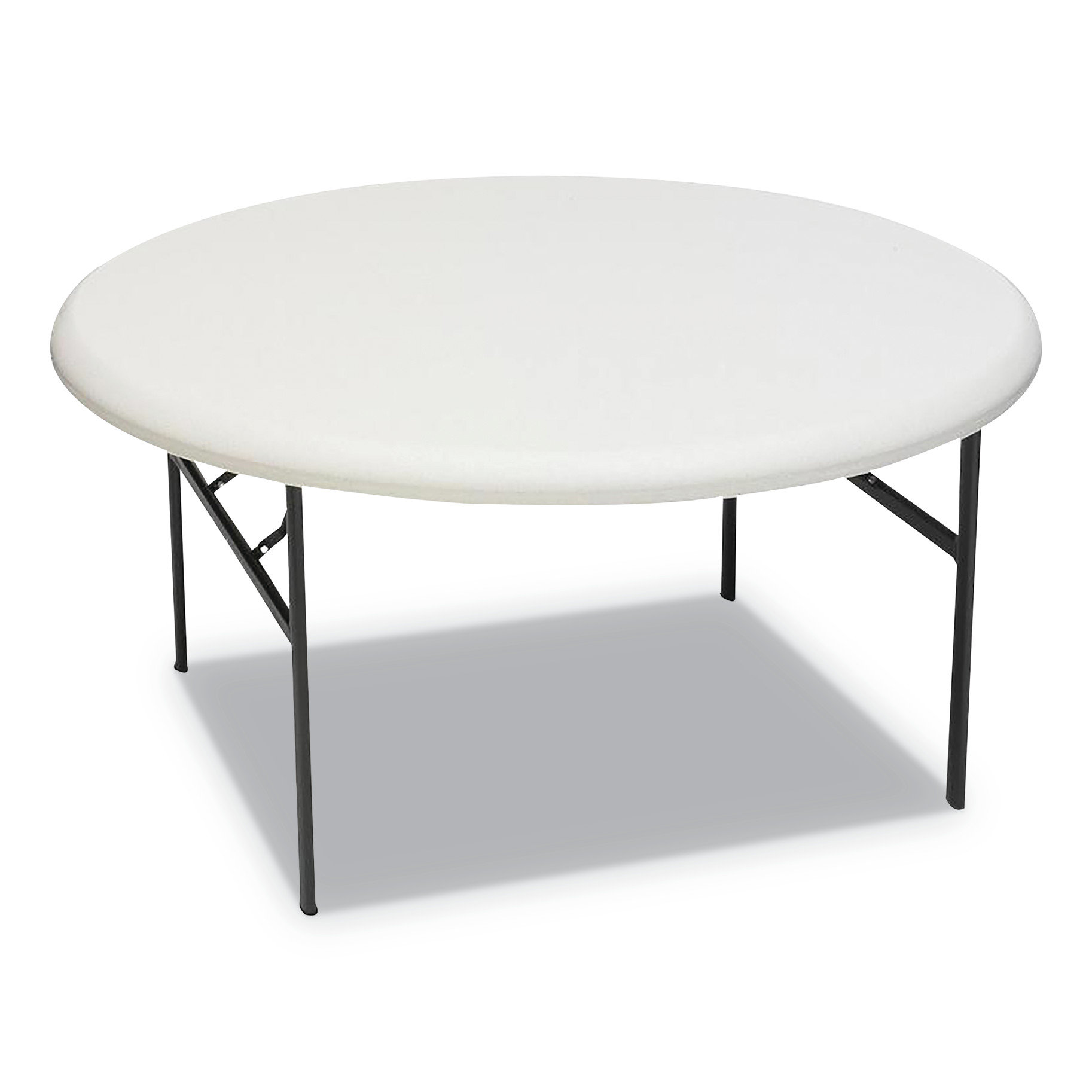 Iceberg Enterprises Indestruc-Tables Too™ 60" Plastic Circular Folding ...