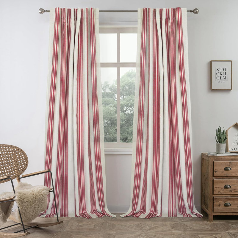 Rideaux semi-transparents avec passe-tringle Chris, L 52 po x L 96 po, Vert Loden
