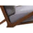 Cue Lounge Chair Gray Dark Walnut-1158745050