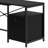  U-Shaped Desk With Power Outlets & LED Lights, Reversible Computer Desk With Storage Drawers & Shelves-1438347773