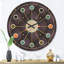 Motif matelassé - Horloge murale Mid-Century-63618737