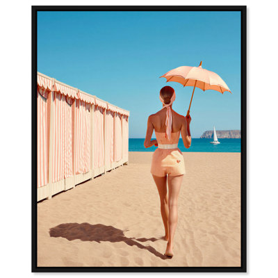 Vogue Cabana I Graphic Art Canvas